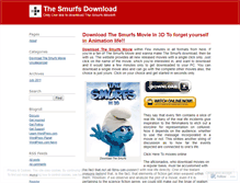 Tablet Screenshot of downloadthesmurfsmovie.wordpress.com