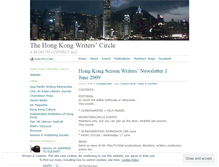 Tablet Screenshot of hkwriterscircle.wordpress.com