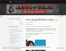 Tablet Screenshot of juegodebolas.wordpress.com