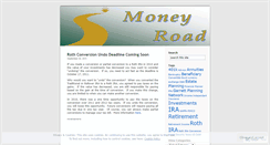 Desktop Screenshot of moneyroad.wordpress.com