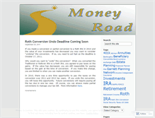 Tablet Screenshot of moneyroad.wordpress.com