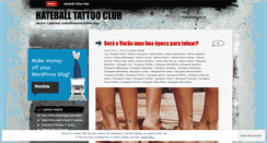 Desktop Screenshot of hateballtattooclub.wordpress.com