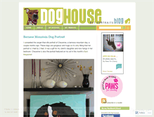 Tablet Screenshot of doghousepetportraits.wordpress.com