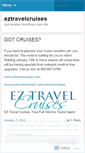 Mobile Screenshot of eztravelcruises.wordpress.com