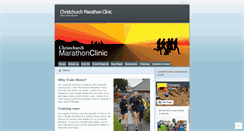 Desktop Screenshot of chchmarathonclinic.wordpress.com