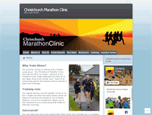 Tablet Screenshot of chchmarathonclinic.wordpress.com