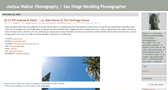 Desktop Screenshot of joshuawalkerphotography.wordpress.com