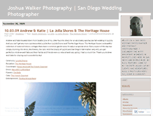 Tablet Screenshot of joshuawalkerphotography.wordpress.com