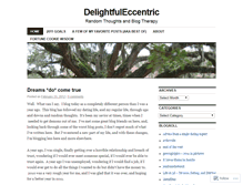 Tablet Screenshot of delightfuleccentric.wordpress.com
