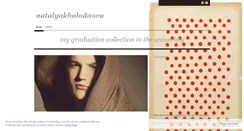 Desktop Screenshot of natalyakholodnova.wordpress.com