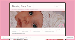 Desktop Screenshot of nursingrubysue.wordpress.com