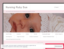Tablet Screenshot of nursingrubysue.wordpress.com