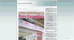 Desktop Screenshot of bareessentials1comph.wordpress.com