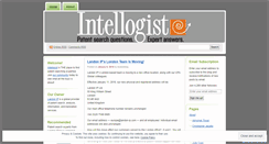Desktop Screenshot of intellogist.wordpress.com