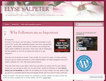 Tablet Screenshot of elysesalpeter.wordpress.com