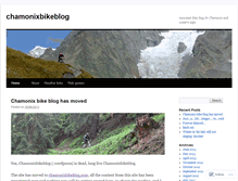 Tablet Screenshot of chamonixbikeblog.wordpress.com