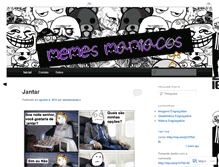 Tablet Screenshot of mememaniacos.wordpress.com