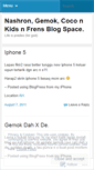 Mobile Screenshot of nashron.wordpress.com