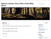Tablet Screenshot of nashron.wordpress.com