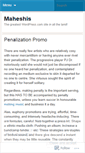 Mobile Screenshot of maheshis.wordpress.com