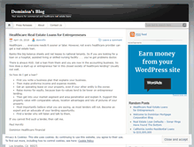 Tablet Screenshot of dominfin.wordpress.com