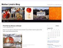 Tablet Screenshot of motherlinda.wordpress.com