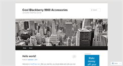 Desktop Screenshot of blackberry9900accessories37.wordpress.com