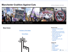 Tablet Screenshot of coalitionagainstcuts.wordpress.com