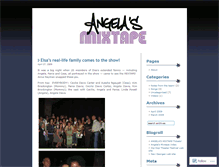 Tablet Screenshot of angelasmixtape.wordpress.com