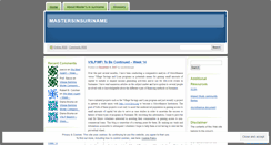 Desktop Screenshot of mastersinsuriname.wordpress.com