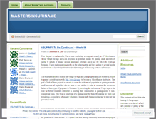 Tablet Screenshot of mastersinsuriname.wordpress.com