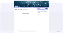 Desktop Screenshot of parkavenuepeerage.wordpress.com