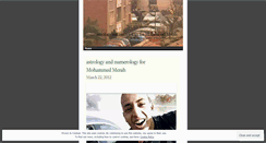 Desktop Screenshot of mohammedmerah.wordpress.com