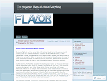 Tablet Screenshot of flavormagusa.wordpress.com