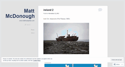 Desktop Screenshot of mattmcdonough.wordpress.com