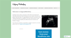 Desktop Screenshot of calgarymidwifery.wordpress.com