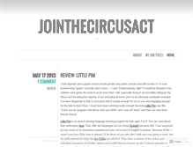 Tablet Screenshot of jointhecircusact.wordpress.com