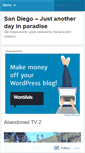 Mobile Screenshot of dayinsandiego.wordpress.com