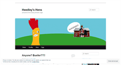 Desktop Screenshot of heedleyshens.wordpress.com