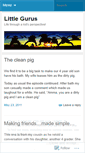 Mobile Screenshot of littlegurus.wordpress.com