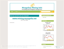 Tablet Screenshot of minemongolia.wordpress.com