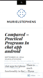 Mobile Screenshot of murielstephens.wordpress.com