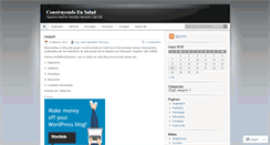 Desktop Screenshot of construyendoensalud.wordpress.com