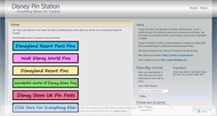Desktop Screenshot of disneypinstation.wordpress.com