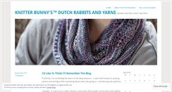 Desktop Screenshot of knitterbunny.wordpress.com