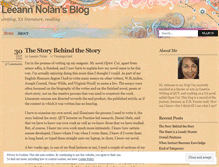 Tablet Screenshot of leeannnolan.wordpress.com