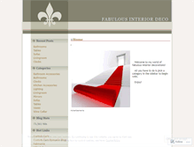 Tablet Screenshot of fabdeco.wordpress.com