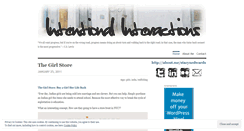 Desktop Screenshot of intentionalinteractions.wordpress.com