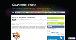 Desktop Screenshot of competitioninsider.wordpress.com