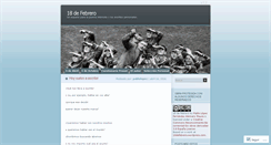 Desktop Screenshot of 18defebrero.wordpress.com